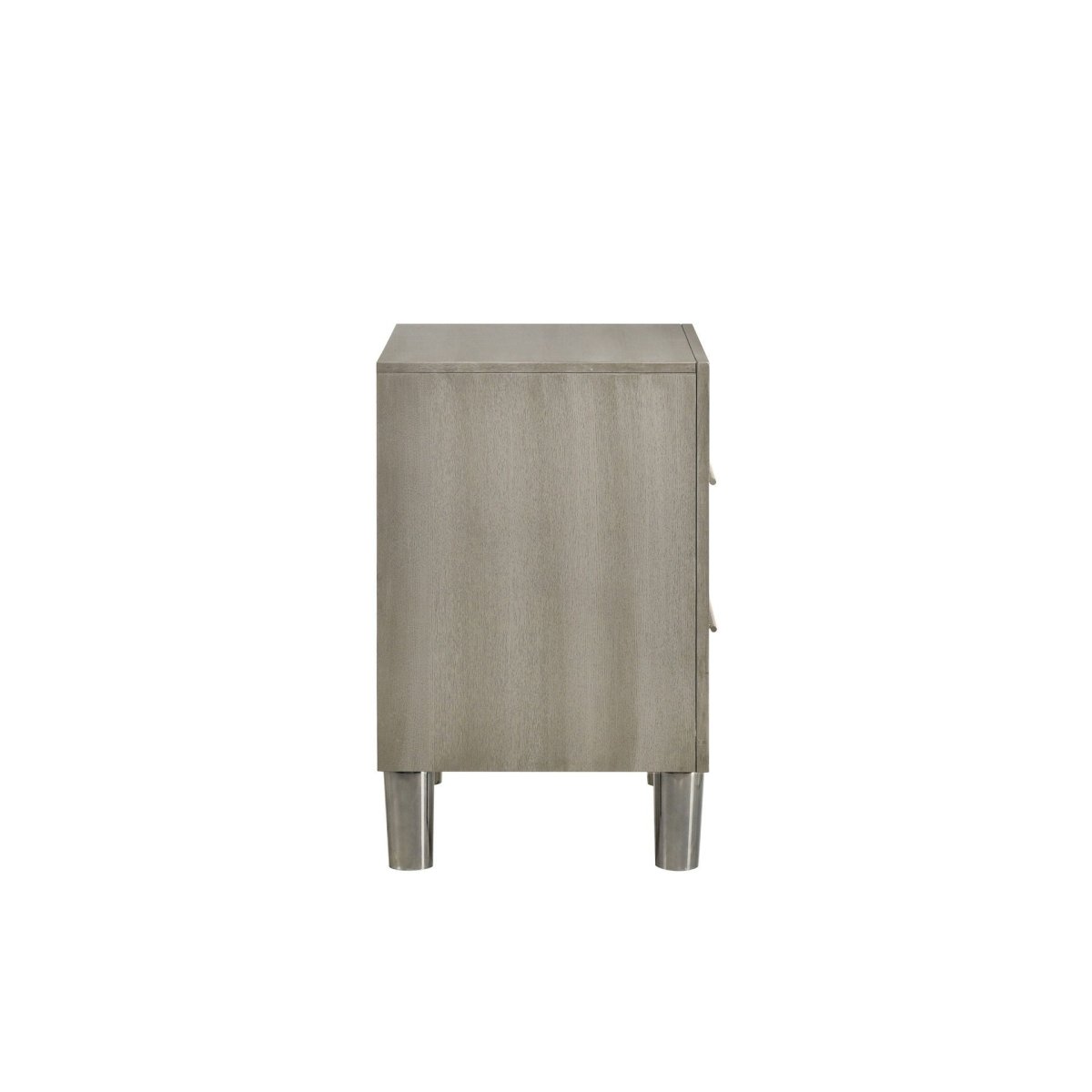 Lennox - 2 Drawer Nightstand - Gray Accent Nightstands by New Classic - Walls Furniture & Mattress