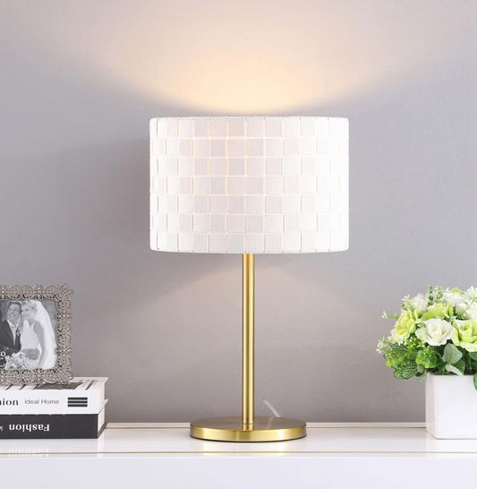 Ramiro - Drum Shade Metal Lamp Table Lamps by Coaster Fine Furniture - Walls Furniture & Mattress