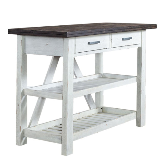 Farmhouse - Server - White Servers by Liberty Furniture - Walls Furniture & Mattress