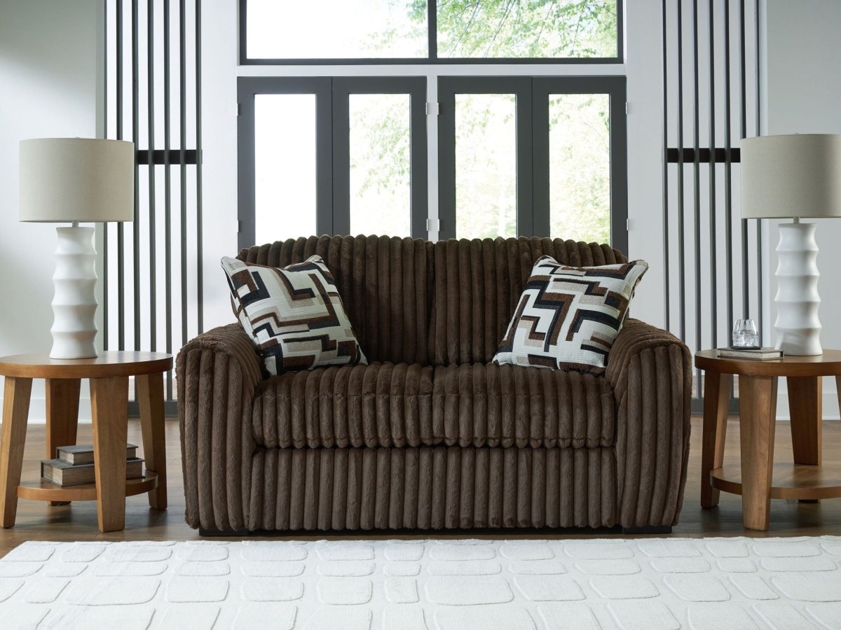 Midnight - Madness - Loveseat Stationary Loveseats by Signature Design by Ashley® - Walls Furniture & Mattress