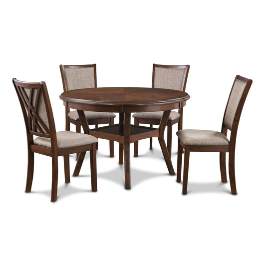 Amy - Dining Set 5 Piece Dining Room Sets by New Classic - Walls Furniture & Mattress