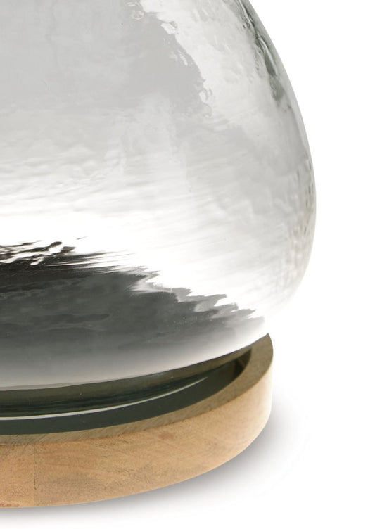 Adalisen - Candle Holder - Clear / Brown Candles & Holders by Signature Design by Ashley® - Walls Furniture & Mattress