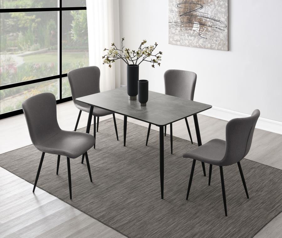 Horizon - Dining Set With Extension Table 5 Piece Dining Room Sets by Coaster Fine Furniture - Walls Furniture & Mattress