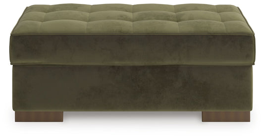 Caspian - Town - Oversized Accent Ottoman - Olive Accent Ottomans by Signature Design by Ashley® - Walls Furniture & Mattress