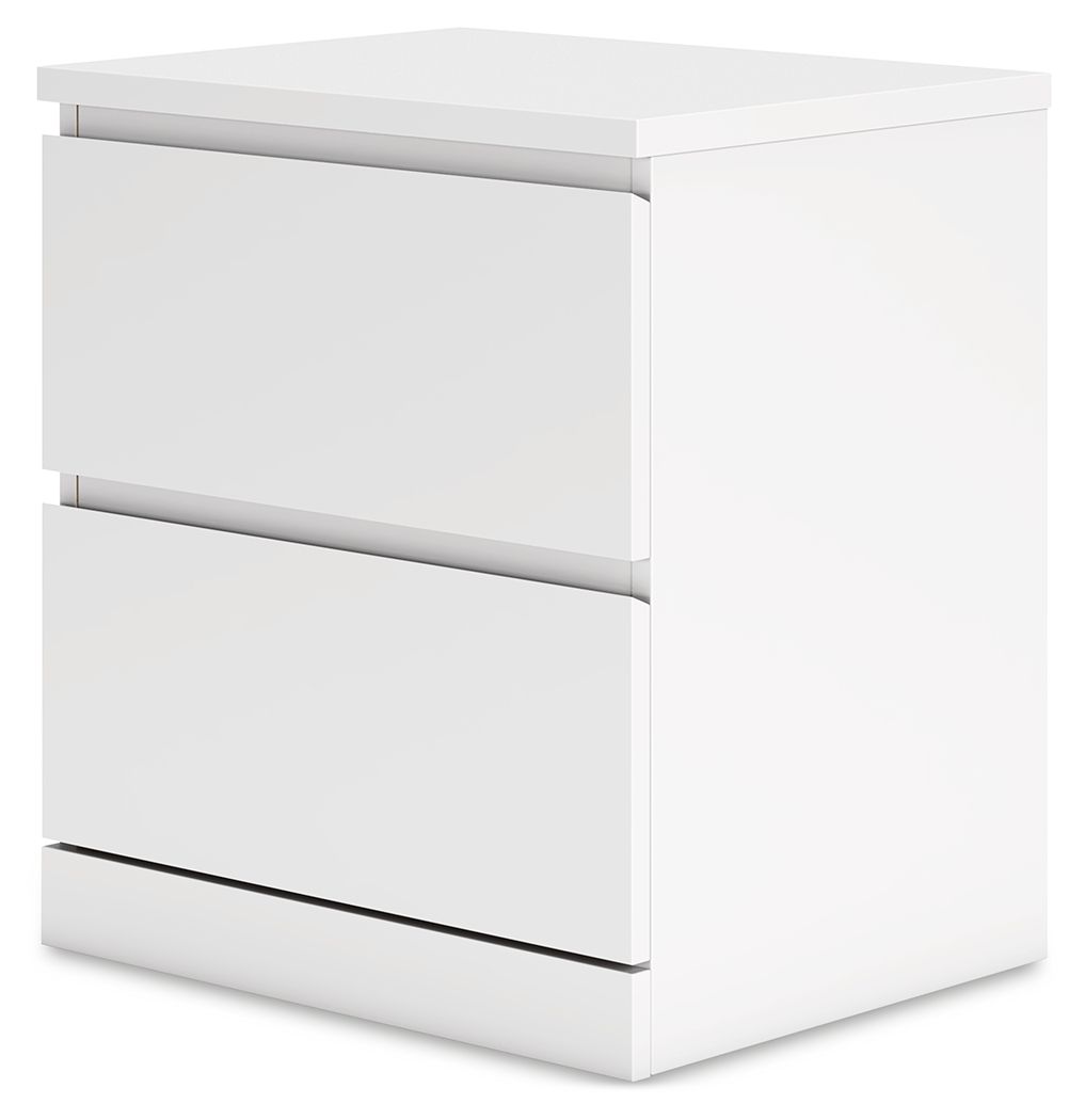 Onita - Two Drawer Night Stand Accent Nightstands by Signature Design by Ashley® - Walls Furniture & Mattress