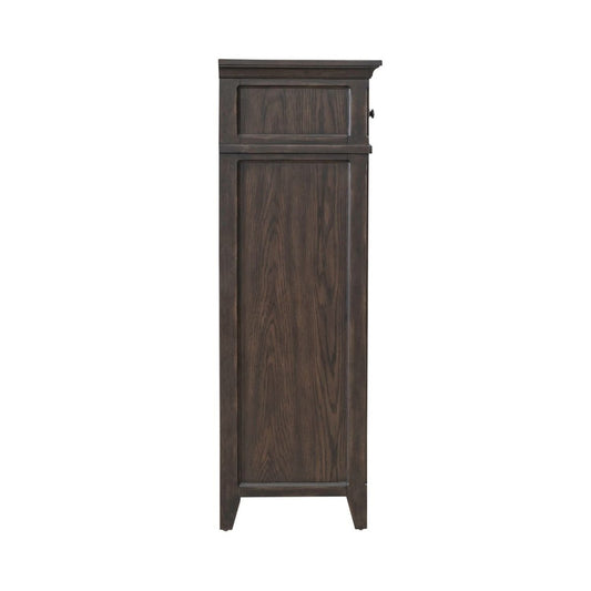 Paradise Valley - 5 Drawer Chest - Dark Brown Accent Chests by Liberty Furniture - Walls Furniture & Mattress