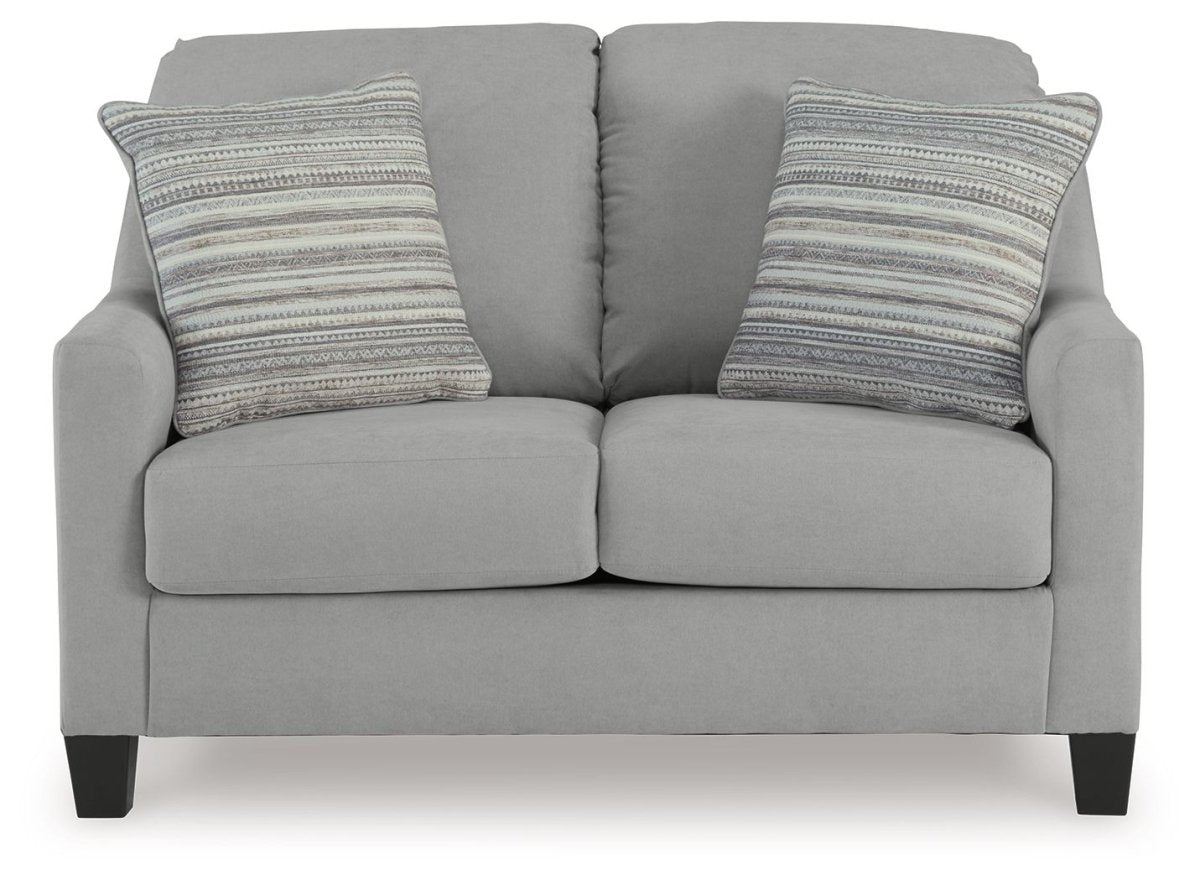 Adlai - Loveseat - Shadow Stationary Loveseats by Signature Design by Ashley® - Walls Furniture & Mattress