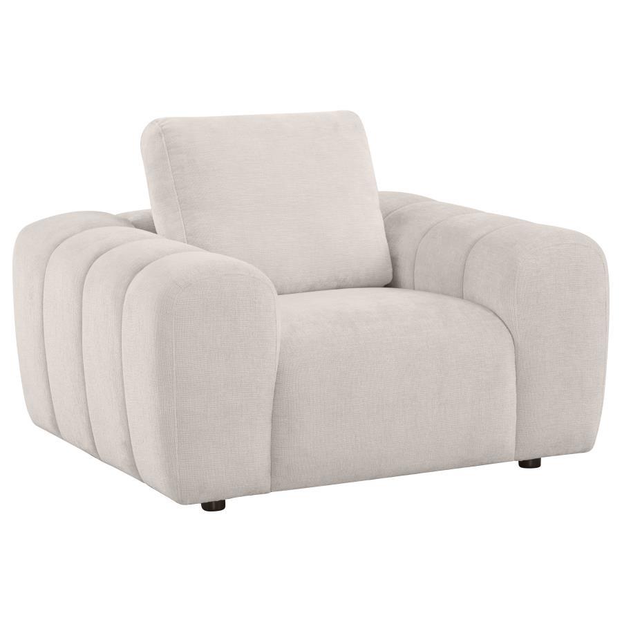 Burnett - Chenille Upholstered Accent Chair Arm Chairs by Coaster Fine Furniture - Walls Furniture & Mattress
