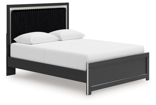 Zuraleus - Upholstered Panel Platform Bed With Roll Slats Panel Beds by Signature Design by Ashley® - Walls Furniture & Mattress