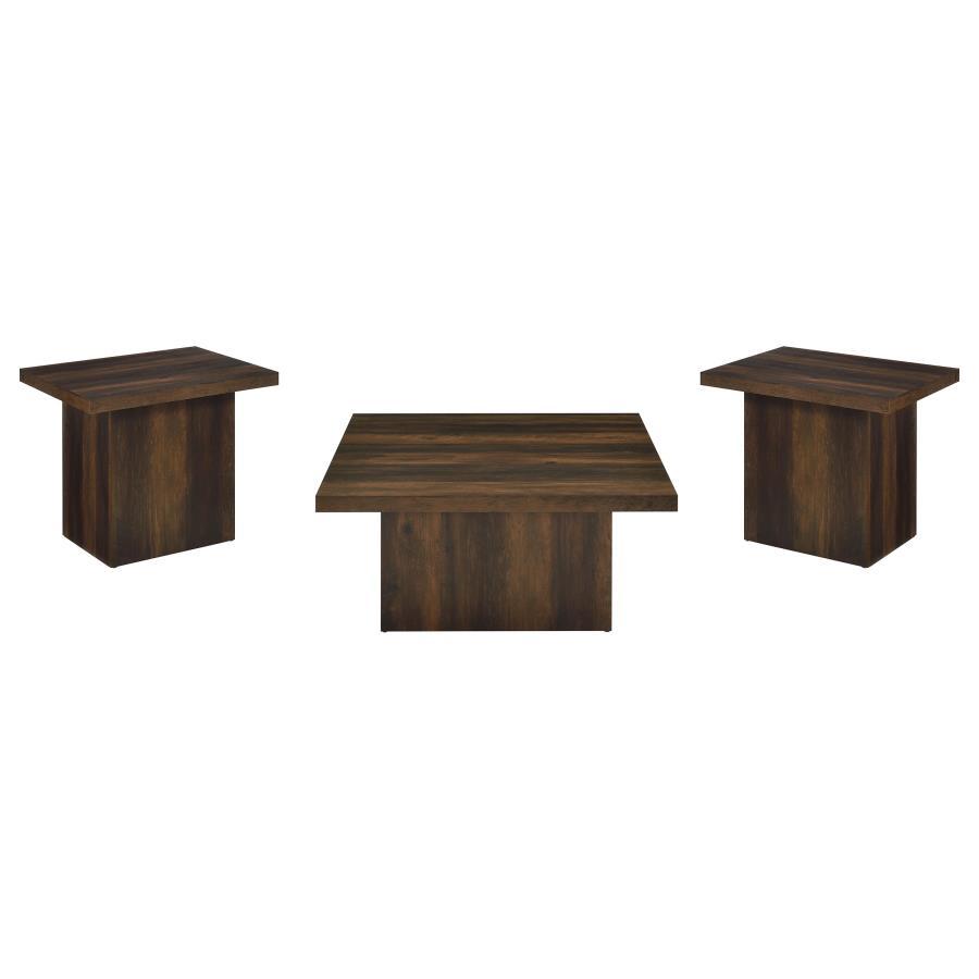 Devar - Square Coffee Table Set Table Sets by Coaster Fine Furniture - Walls Furniture & Mattress