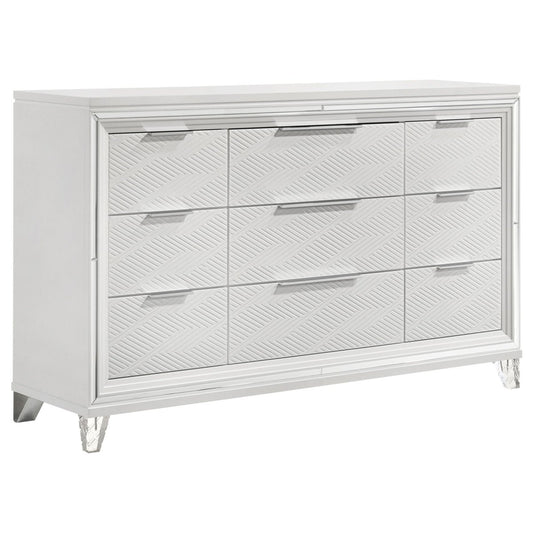 Marmore - 9 - Drawer Dresser Dressers by Coaster Fine Furniture - Walls Furniture & Mattress