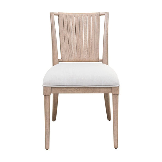 Sheridan Pointe - Corded Back Side Chair (RTA) - Vintage Natural Side Chairs by Liberty Furniture - Walls Furniture & Mattress