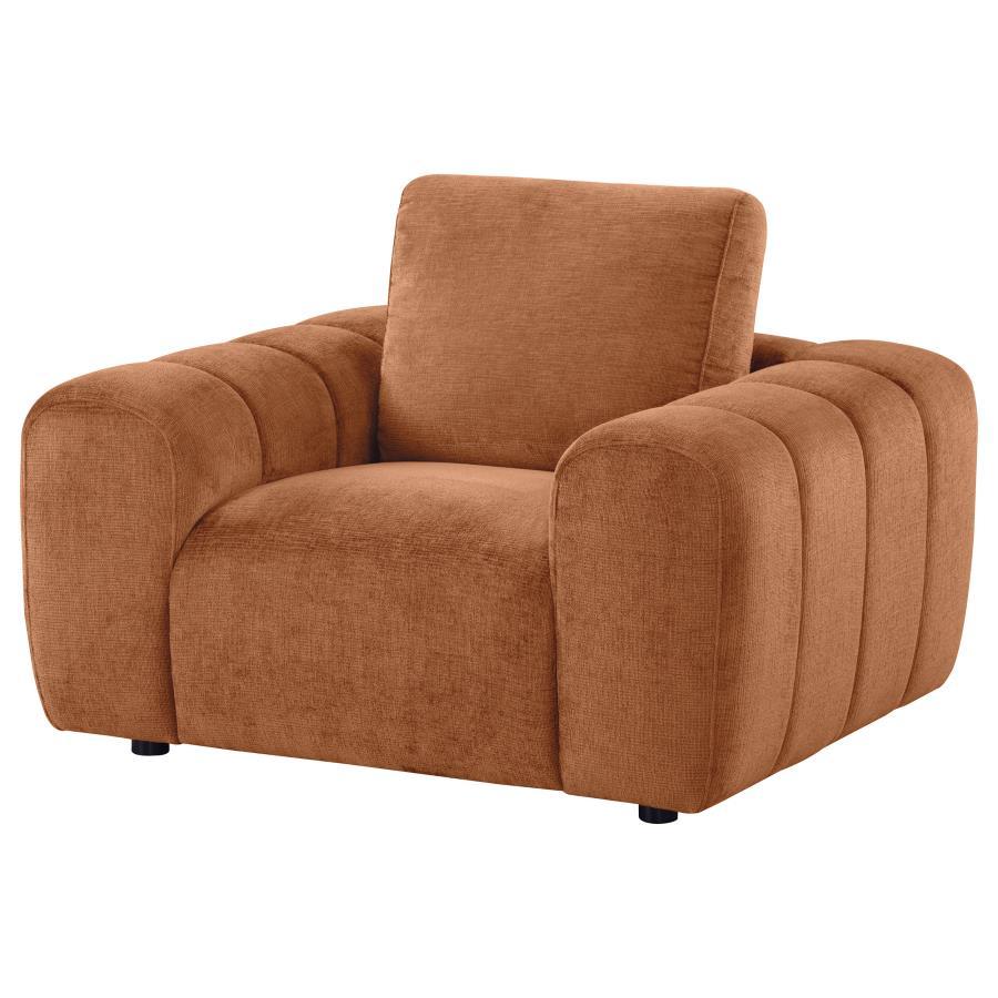 Burnett - Chenille Upholstered Accent Chair Arm Chairs by Coaster Fine Furniture - Walls Furniture & Mattress