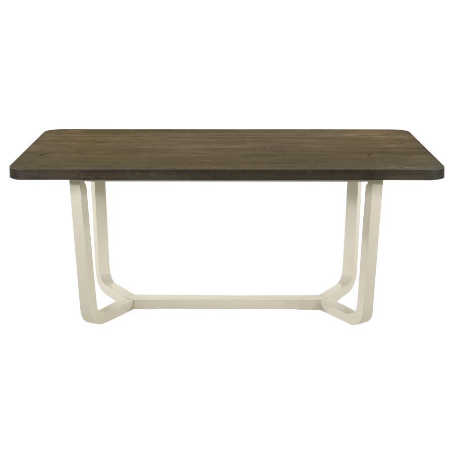 Biloxi - Rectangular Wood Dining Table - Grayish Brown Dining Tables by Coaster Fine Furniture - Walls Furniture & Mattress