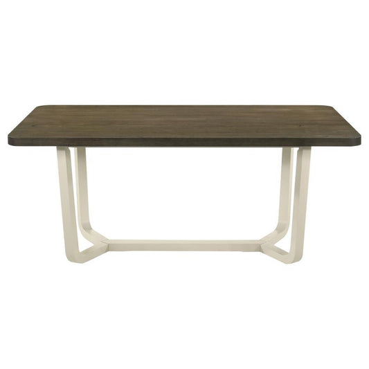 Biloxi - Rectangular Wood Dining Table - Grayish Brown Dining Tables by Coaster Fine Furniture - Walls Furniture & Mattress