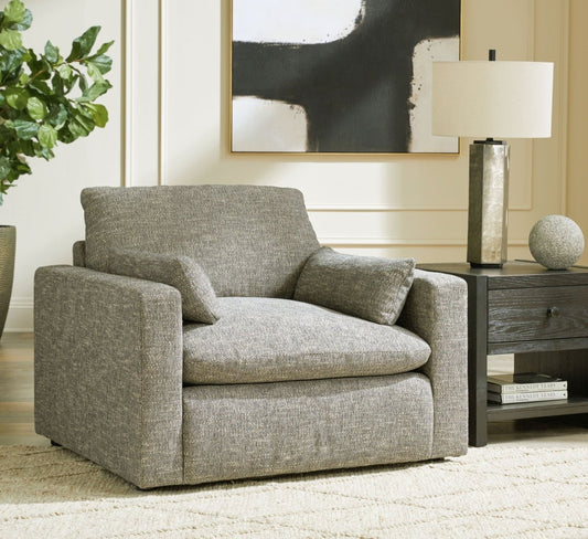 Dramatic - Chair and a Half - Granite Arm Chairs by Benchcraft® - Walls Furniture & Mattress