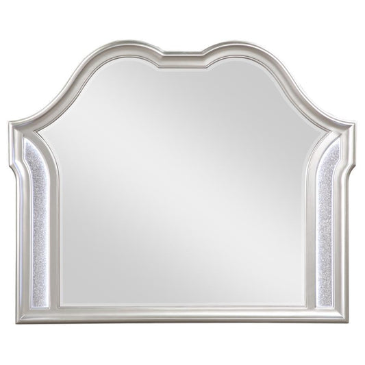 Evangeline - Dresser Mirror - Silver Oak Mirrors by CoasterElevations - Walls Furniture & Mattress
