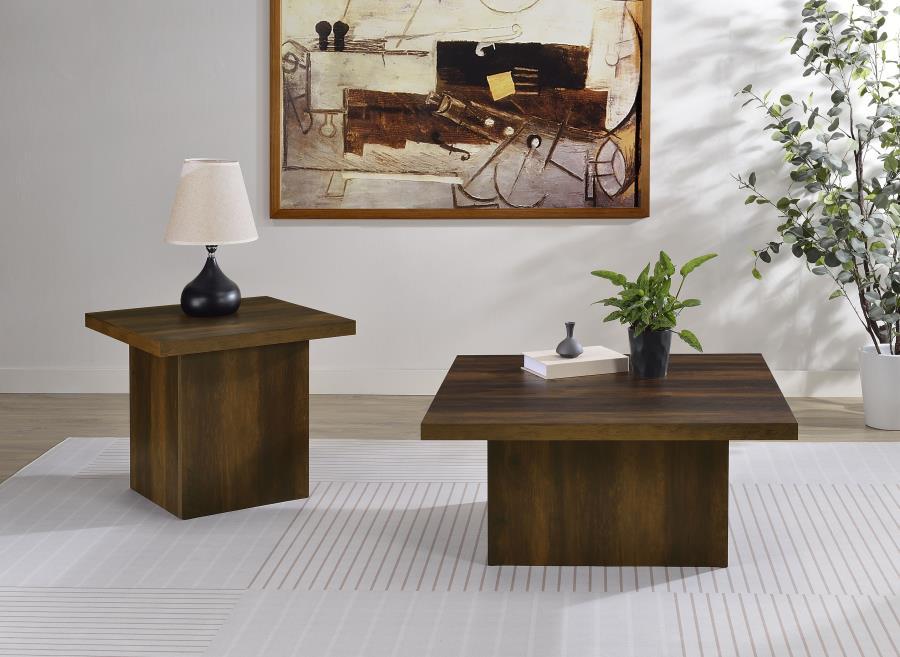 Devar - Square Coffee Table Set Table Sets by Coaster Fine Furniture - Walls Furniture & Mattress