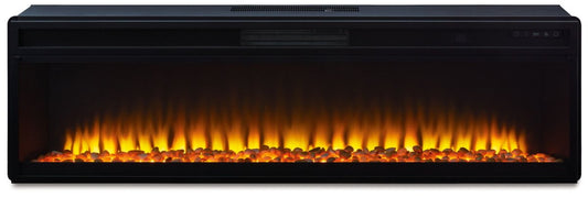 Entertainment Accessories - Wide Fireplace Insert - Black Fireplace Inserts by Signature Design by Ashley® - Walls Furniture & Mattress