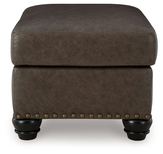 Roxmere - Ottoman - Umber Upholstered Ottomans by Benchcraft® - Walls Furniture & Mattress