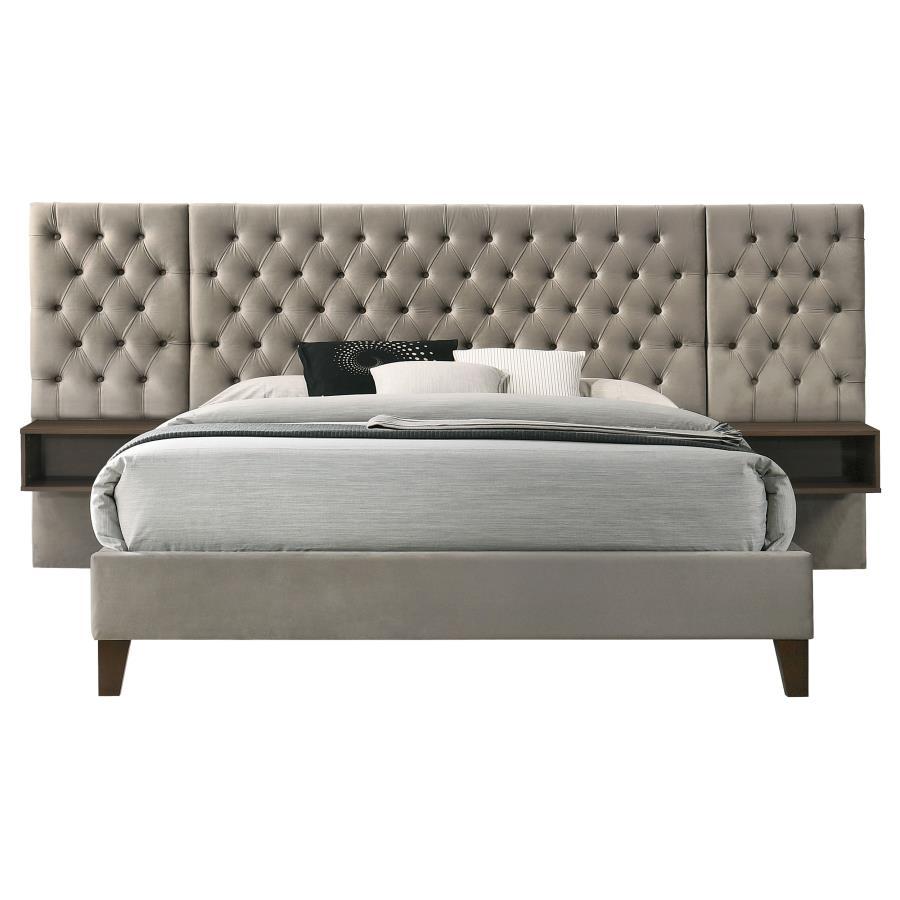Marley - Upholstered Wall Panel Bed Wall Panel Beds by Coaster Fine Furniture - Walls Furniture & Mattress