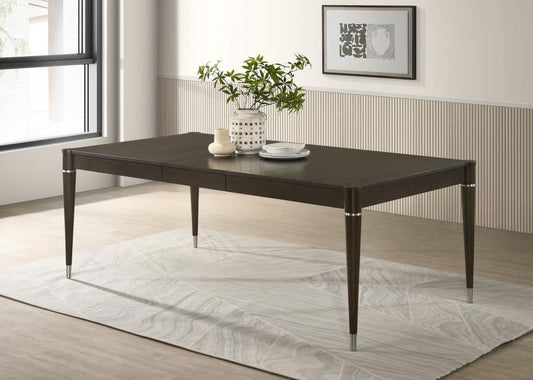 Reseda - Extension Leaf Dining Table - Ash Brown Dining Tables with Extensions by Coaster Fine Furniture - Walls Furniture & Mattress