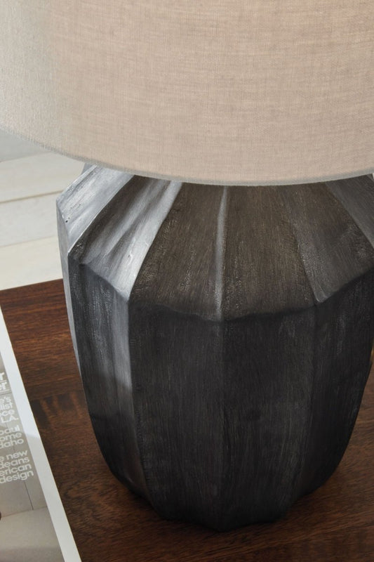 Jilton - Poly Table Lamp - Black Table Lamps by Signature Design by Ashley® - Walls Furniture & Mattress
