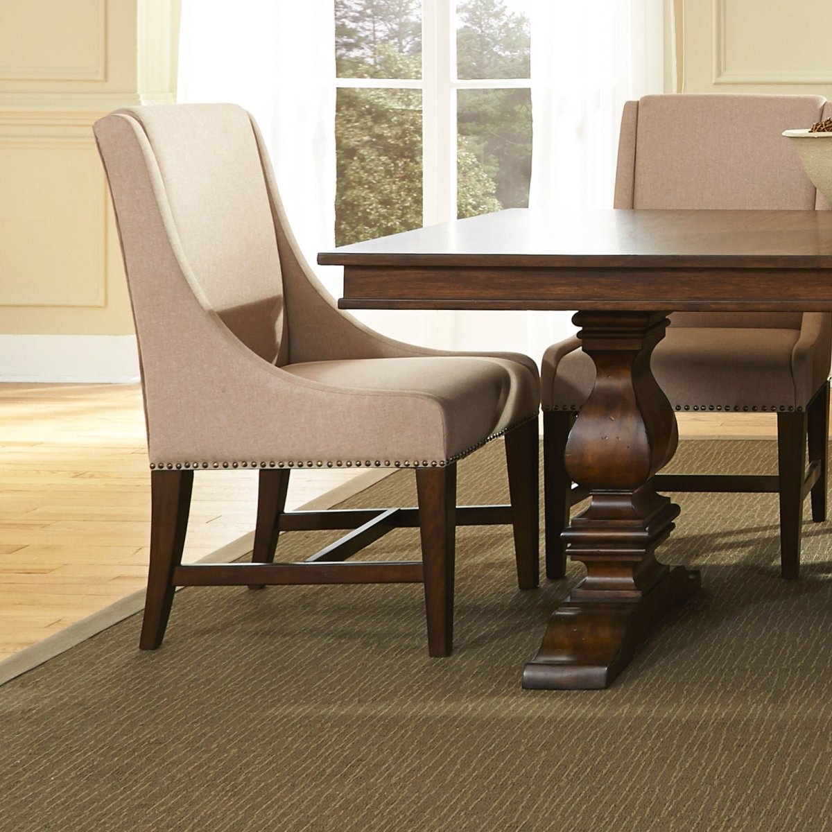 Armand - Upholstered Side Chair - Beige Side Chairs by Liberty Furniture - Walls Furniture & Mattress