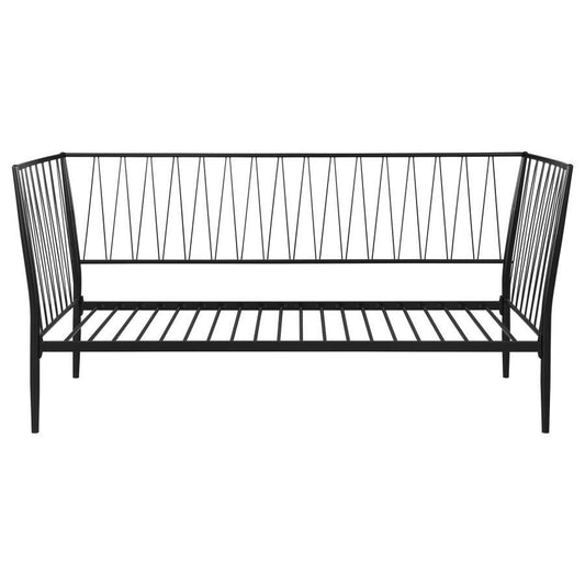 Richland - Metal Twin Daybed Bed Frame - Matte Black Daybeds by Coaster Fine Furniture - Walls Furniture & Mattress