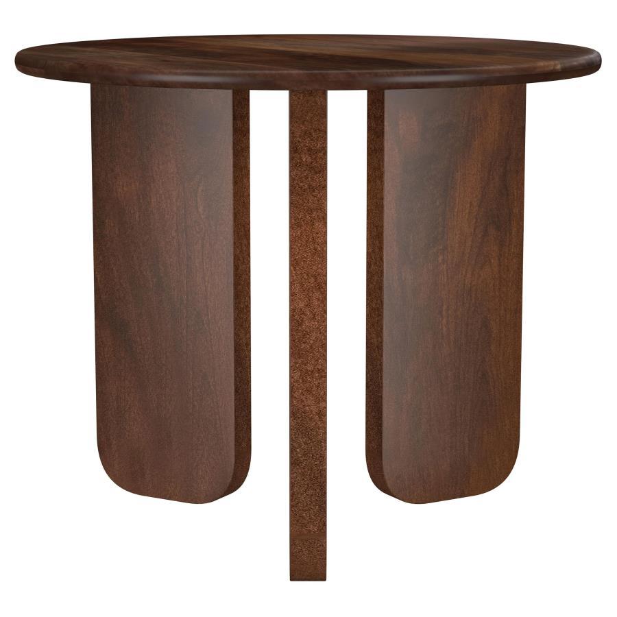 Dale - Round Solid Mango Wood Table End Tables by Coaster Fine Furniture - Walls Furniture & Mattress