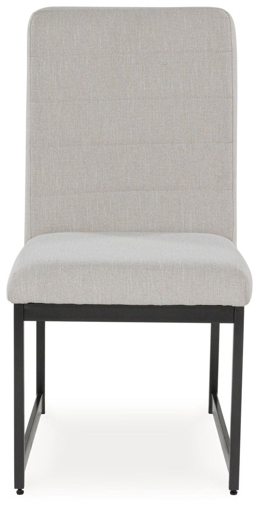 Tomtyn - Dining Upholstered Side Chair (Set of 2) - Light Brown Chair Sets by Signature Design by Ashley® - Walls Furniture & Mattress
