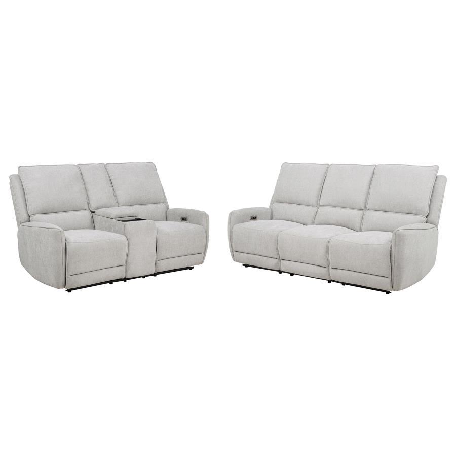Sylmar - Chenille Power Reclining Sofa Set Reclining Sofas & Loveseats by Coaster Fine Furniture - Walls Furniture & Mattress