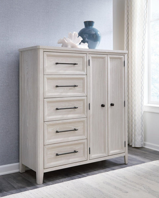 Darbonton - Door Chest - Dove White Door Chests by Signature Design by Ashley® - Walls Furniture & Mattress
