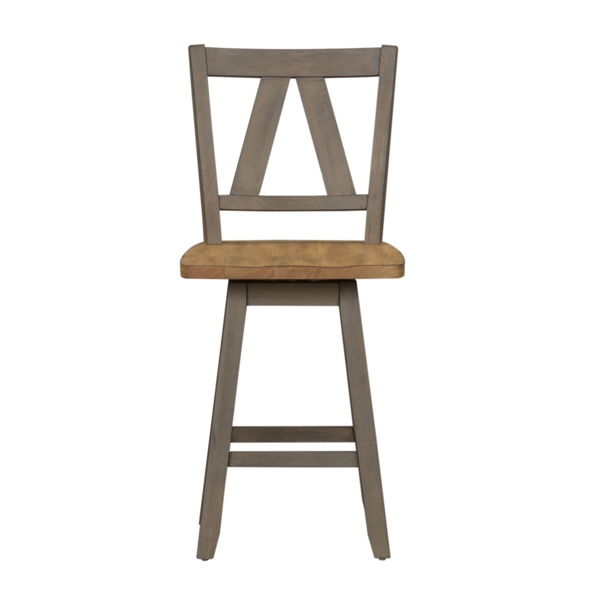 Lindsey Farm - Counter Height Swivel Chair (RTA) Counter Chairs by Liberty Furniture - Walls Furniture & Mattress