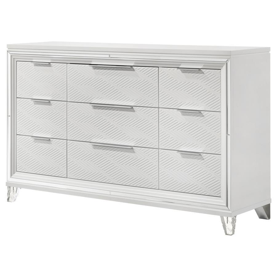 Marmore - 9 - Drawer Dresser Dressers by Coaster Fine Furniture - Walls Furniture & Mattress
