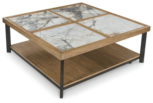 Montia - Square Cocktail Table - Multi Cocktail Tables by Signature Design by Ashley® - Walls Furniture & Mattress