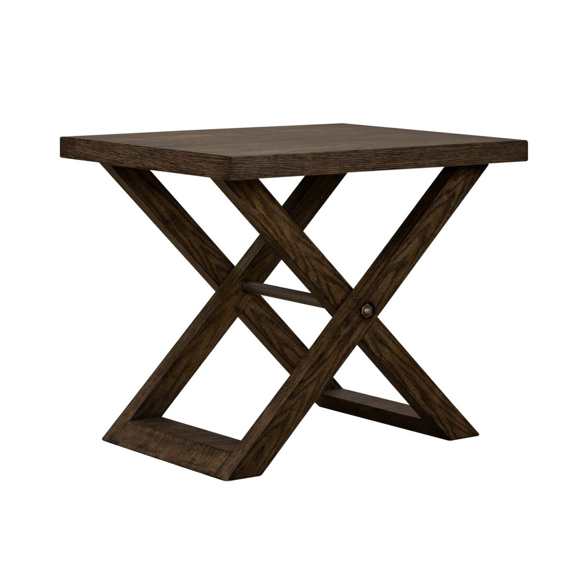 Crossroads - End Table - Dark Brown End Tables by Liberty Furniture - Walls Furniture & Mattress