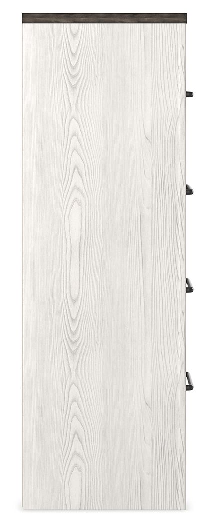 Gerridan - Four Drawer Chest - White / Gray Accent Chests by Signature Design by Ashley® - Walls Furniture & Mattress