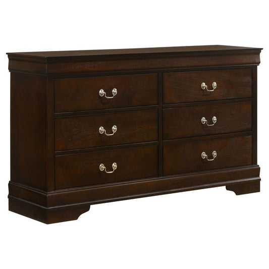 Louis Philippe - Six - Drawer Dresser Dressers by CoasterEveryday - Walls Furniture & Mattress
