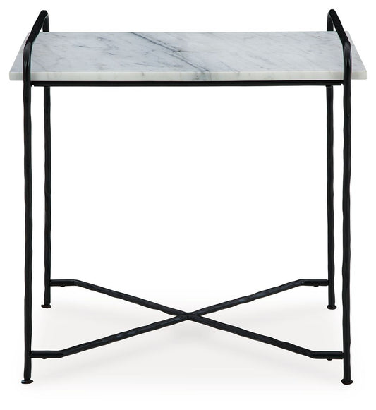 Ashber - Accent Table - White / Black Accent Tables by Signature Design by Ashley® - Walls Furniture & Mattress