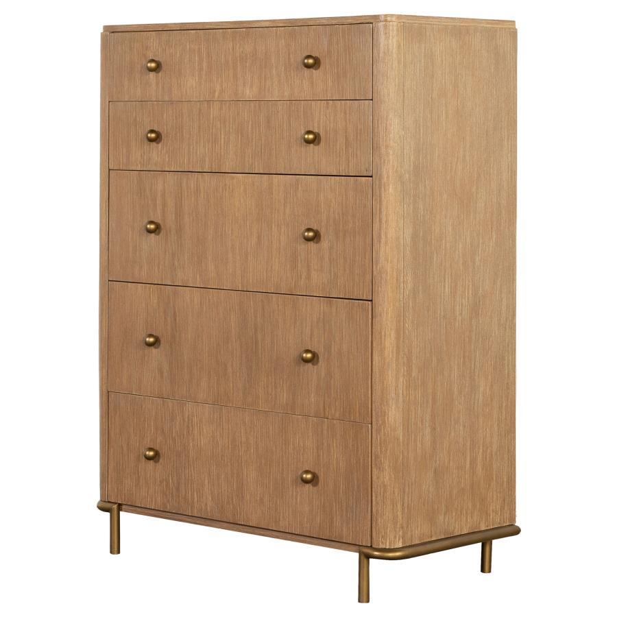 Arini - 5 - Drawer Bedroom Chest Accent Chests by CoasterElevations - Walls Furniture & Mattress
