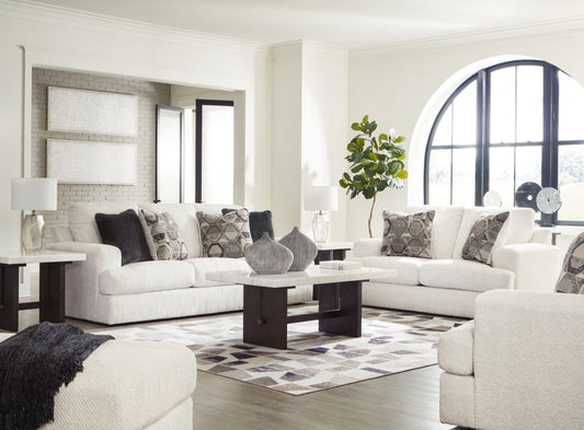 Karinne - Living Room Set Stationary Chair & Ottoman by Signature Design by Ashley® - Walls Furniture & Mattress