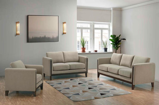 Islington - Upholstered Panel Arm Sofa Set Stationary Sofas & Loveseats by Coaster Fine Furniture - Walls Furniture & Mattress