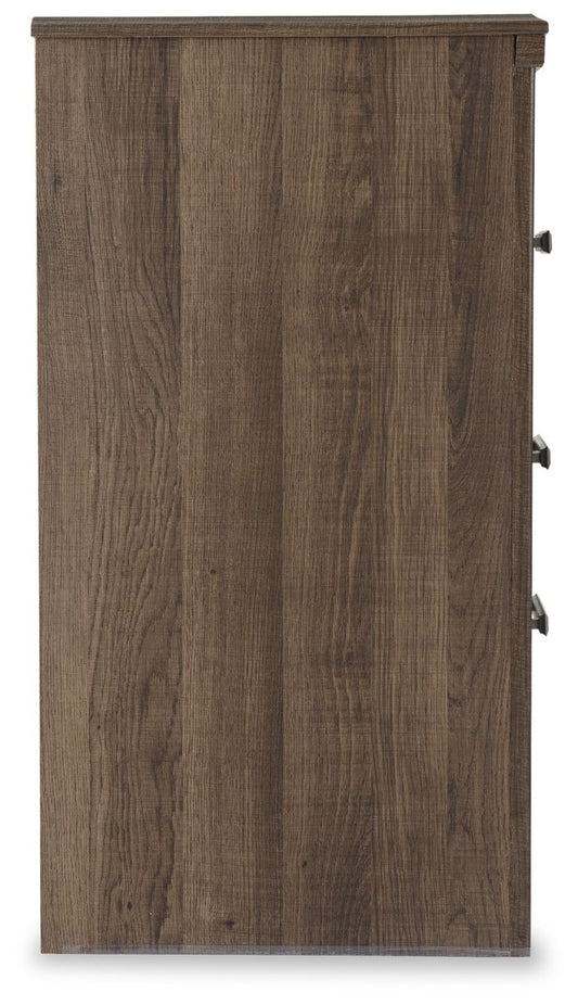 Juararo - Two Drawer Night Stand - Dark Brown Accent Nightstands by Signature Design by Ashley® - Walls Furniture & Mattress