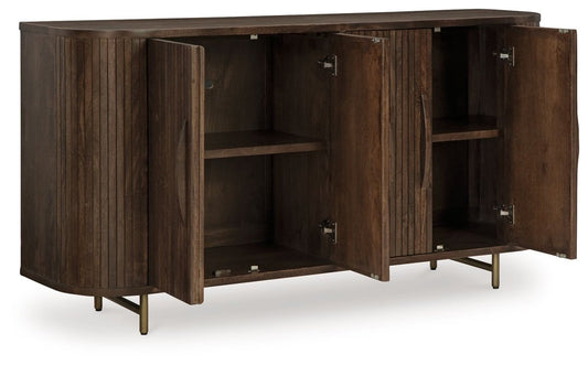 Amickly - Accent Cabinet - Dark Brown Accent Cabinets by Signature Design by Ashley® - Walls Furniture & Mattress