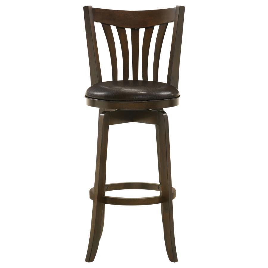 Lambert - Wood Height Swivel Bar Chair Counter Height (24" - 27") by Coaster Fine Furniture - Walls Furniture & Mattress