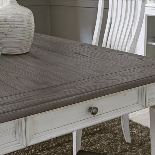 Allyson Park - Rectangular Leg Table - Dark Brown Dining Tables by Liberty Furniture - Walls Furniture & Mattress