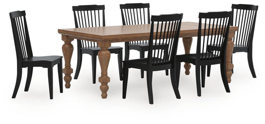 Greddinton - Dining Table Set 7 Piece Dining Room Sets by Signature Design by Ashley® - Walls Furniture & Mattress