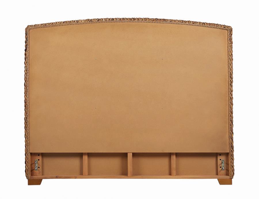 Laughton - Woven Banana Leaf Headboard Upholstered Headboards by CoasterEssence - Walls Furniture & Mattress