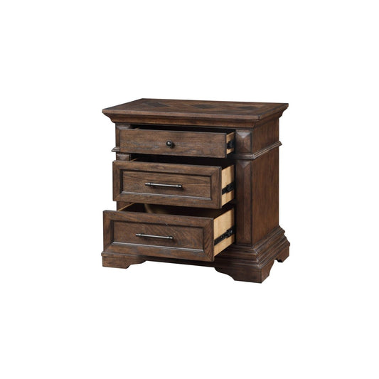 Mar Vista - Nightstand - Walnut Accent Nightstands by New Classic - Walls Furniture & Mattress